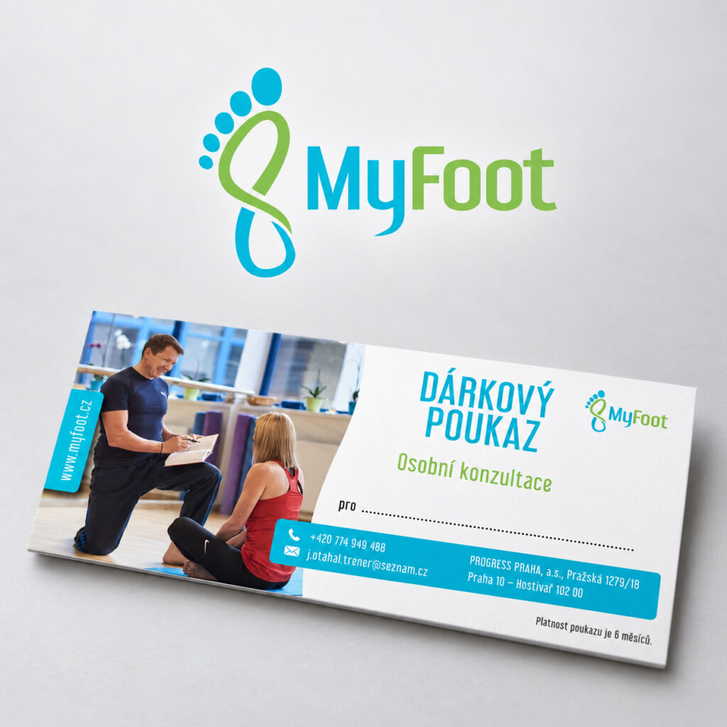 MyFoot logo a poukaz