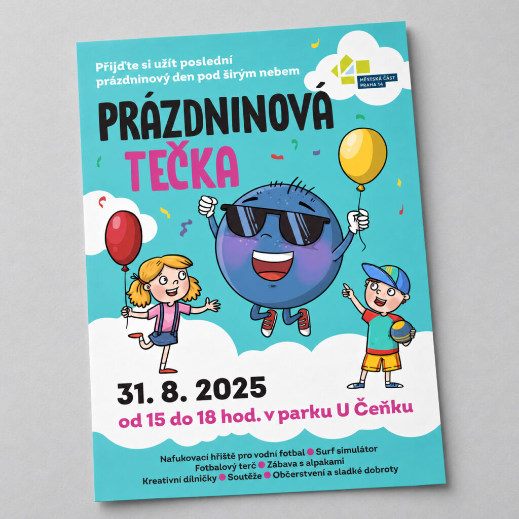 Plakát na akci Prahy 14